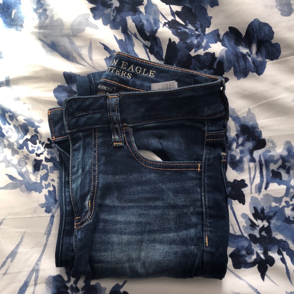 American Eagle Dark Wash Jeggings